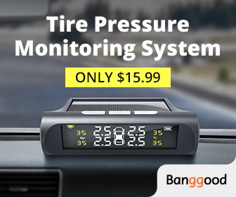 Tire Pressure Monitoring System Solar Powered TPMS for RV and Trailers TPMS with LCD Display 4 Sensors Real-Time Pressure And Temperature Monitoring - 1