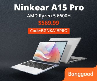 Ninkear A15 Pro Laptop 15.6 Inch AMD Ryzen 5 6600H 32GB DDR5 1TB SSD 54.29WH Battery 180° Viewing Angle Fingerprint Unlock Backlit Keyboard Windows 11 Narrow Bezel Notebook - Silver