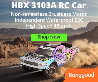 HBX 3103A 1/16 2.4G 4WD High Speed Brushless RC Car RTR Electric Short Truck Full Proportional Control Vehicle Models - One Battery