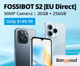 [EU Direct]FOSSiBOT S2 50MP Camera 20GB 256GB 6.72 inch 5000mAh NFC Android 14 Helio G85 Octa Core 4G Smartphone - Blue EU Direct