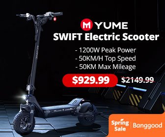$929.99/853.81€ for YUME SWIFT Electric Scooter