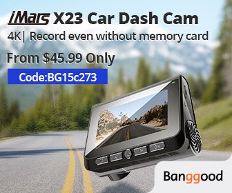 iMars X23 4K Car Dash Cam Dual-channel 3 inch IPS HD Screen with 175° Wide Angle Lens WIFI Front 1080P Rear Driving Recorder DVR - Single Len