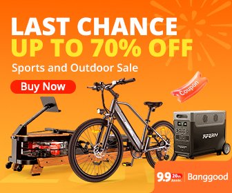 Banggood 9.9 Sports and Outdoor Sale 2026