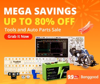 Banggood 9.9 Tools and Auto Parts Sale 2026