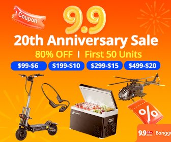 Banggood 20th Anniversary Sale 2026