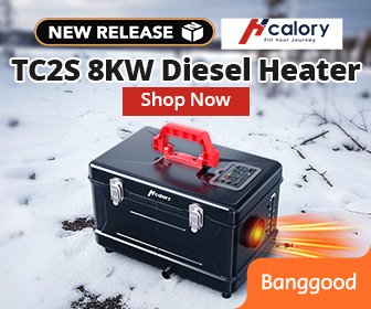 HCALORY TC2S 8KW Diesel Heater 5L Toolbox Compact 2S Portable Diesel Air Heater 110V/12/24V All in One Fast Heating with App Control Altitude Mode and Automatic Start and Stop for RV Garage Camper 202